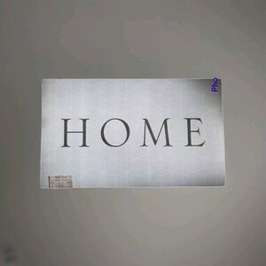 Place & Time Floor Mat Welcome Rubber Front Door 30"x18" Green Geometric NWT